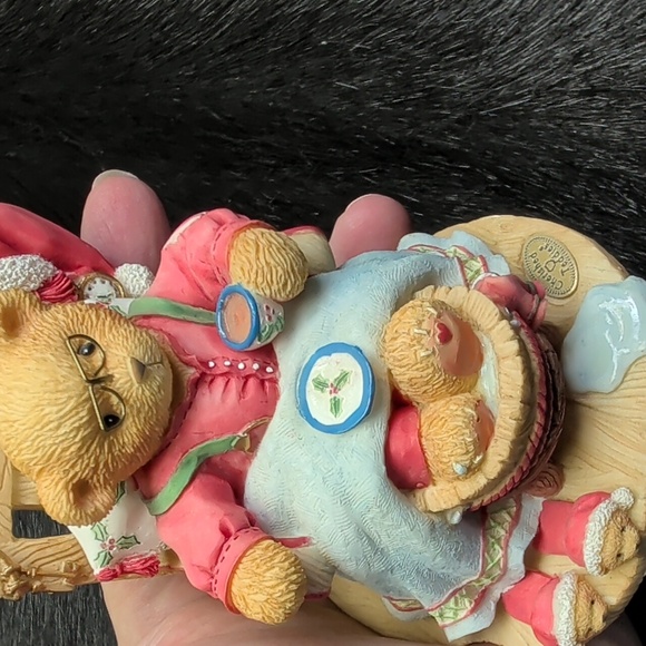 Cherished Teddies Santa Bear Figurine 1998 - Picture 9 of 10
